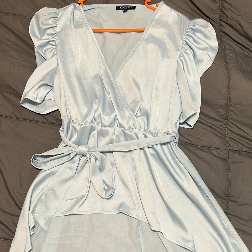 Baby blue dress shirt. New never worn